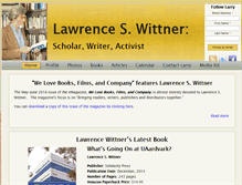 Tablet Screenshot of lawrenceswittner.com